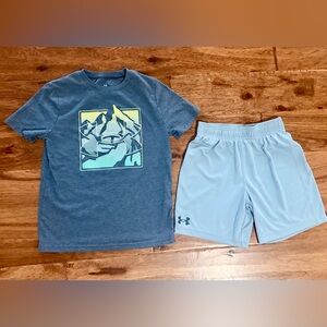 🏔️ Under Armour Shirt & Shorts Set